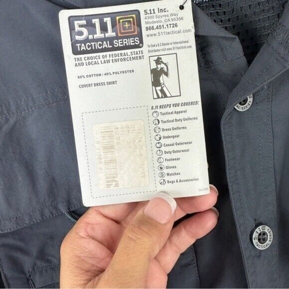 5.11 TACTICAL WOMENS TACLITE Convertible PRO LONG SLEEVE SHIRT size Large - Picture 5 of 10